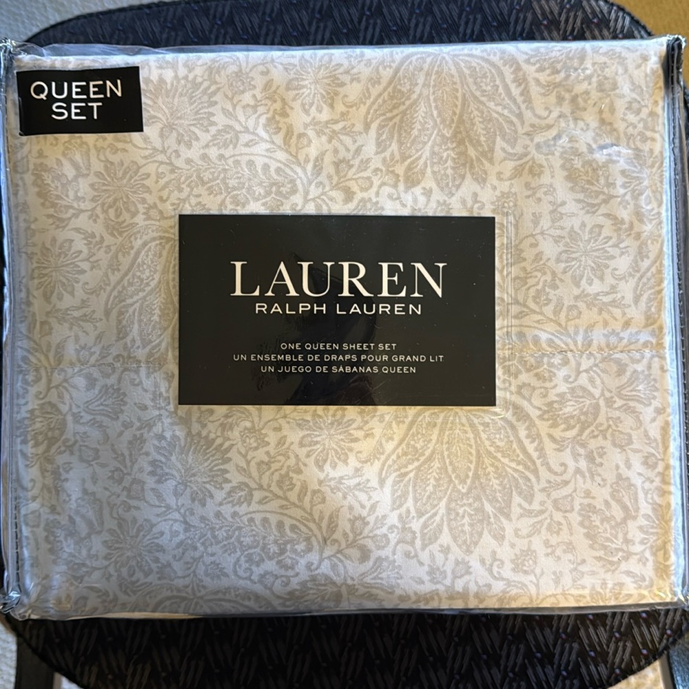 Ralph Lauren Queen Sheet Set